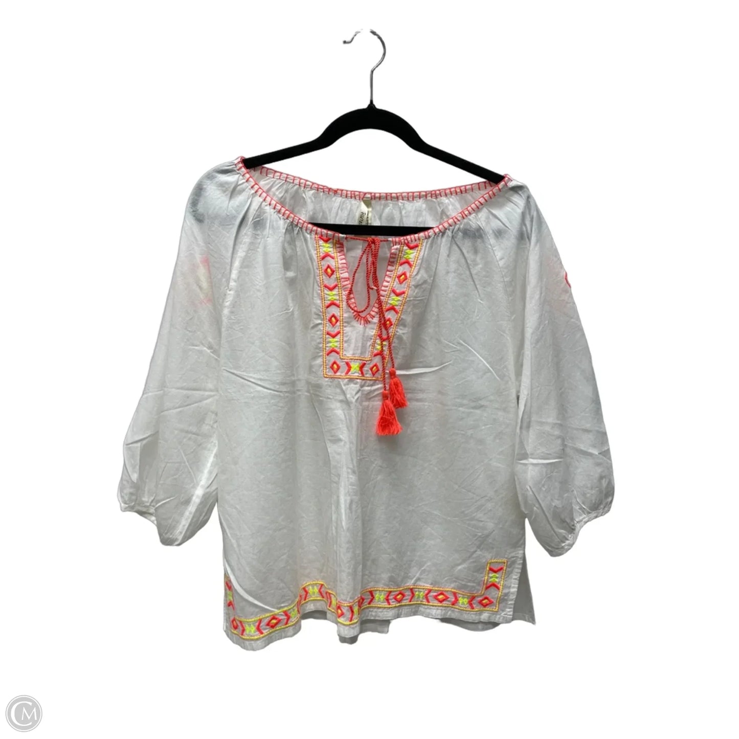 Top Long Sleeve By Truth In Cream, Size: L