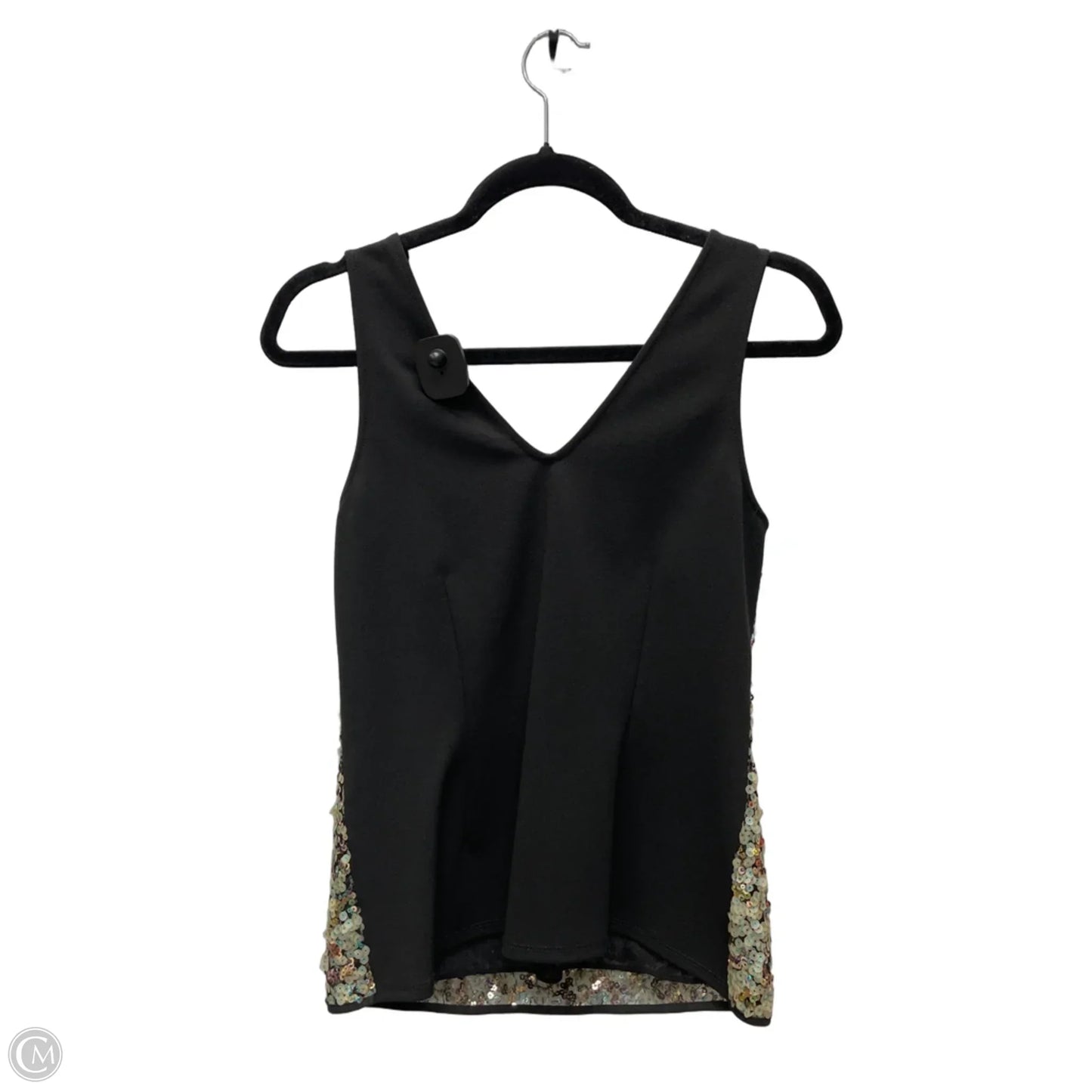 Top Sleeveless By Rachel Roy In Black & Green, Size: S