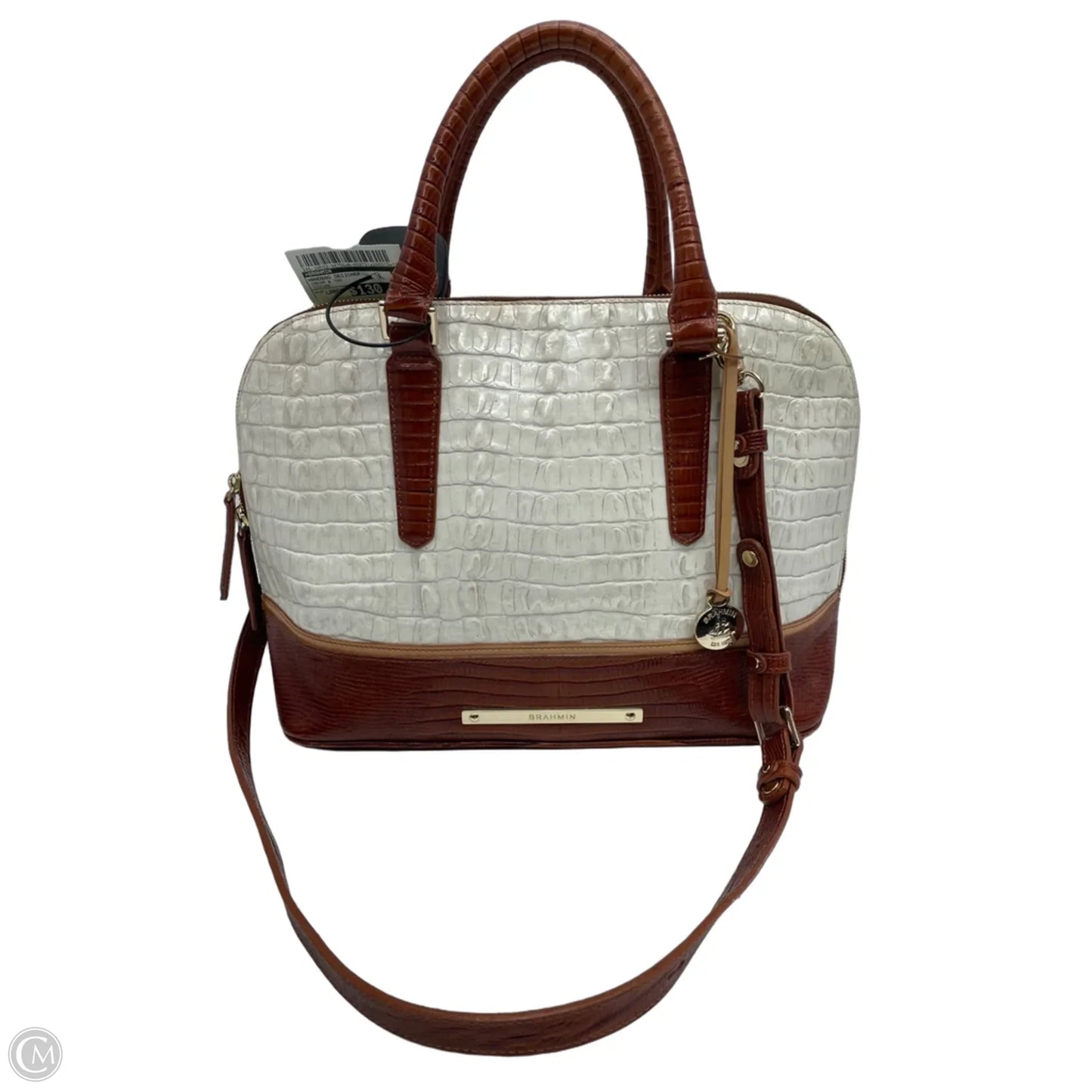 Handbag Designer By Brahmin, Size: Large