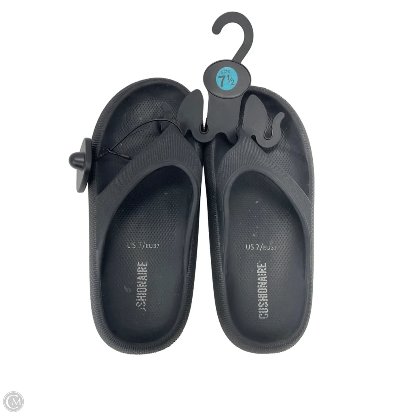 Sandals Flats By Cushionaire In Black, Size: 7