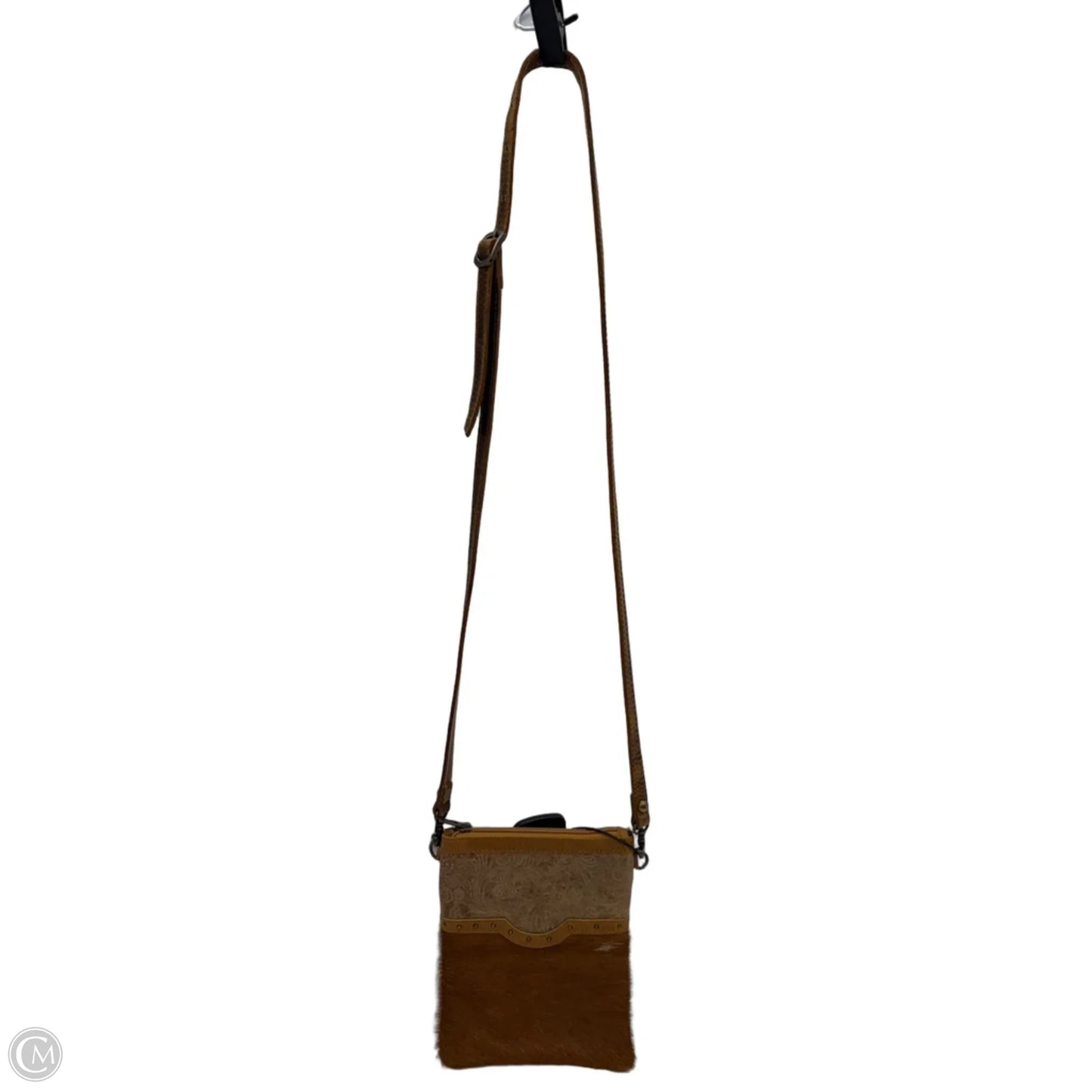 Crossbody Leather By Clothes Mentor, Size: Small