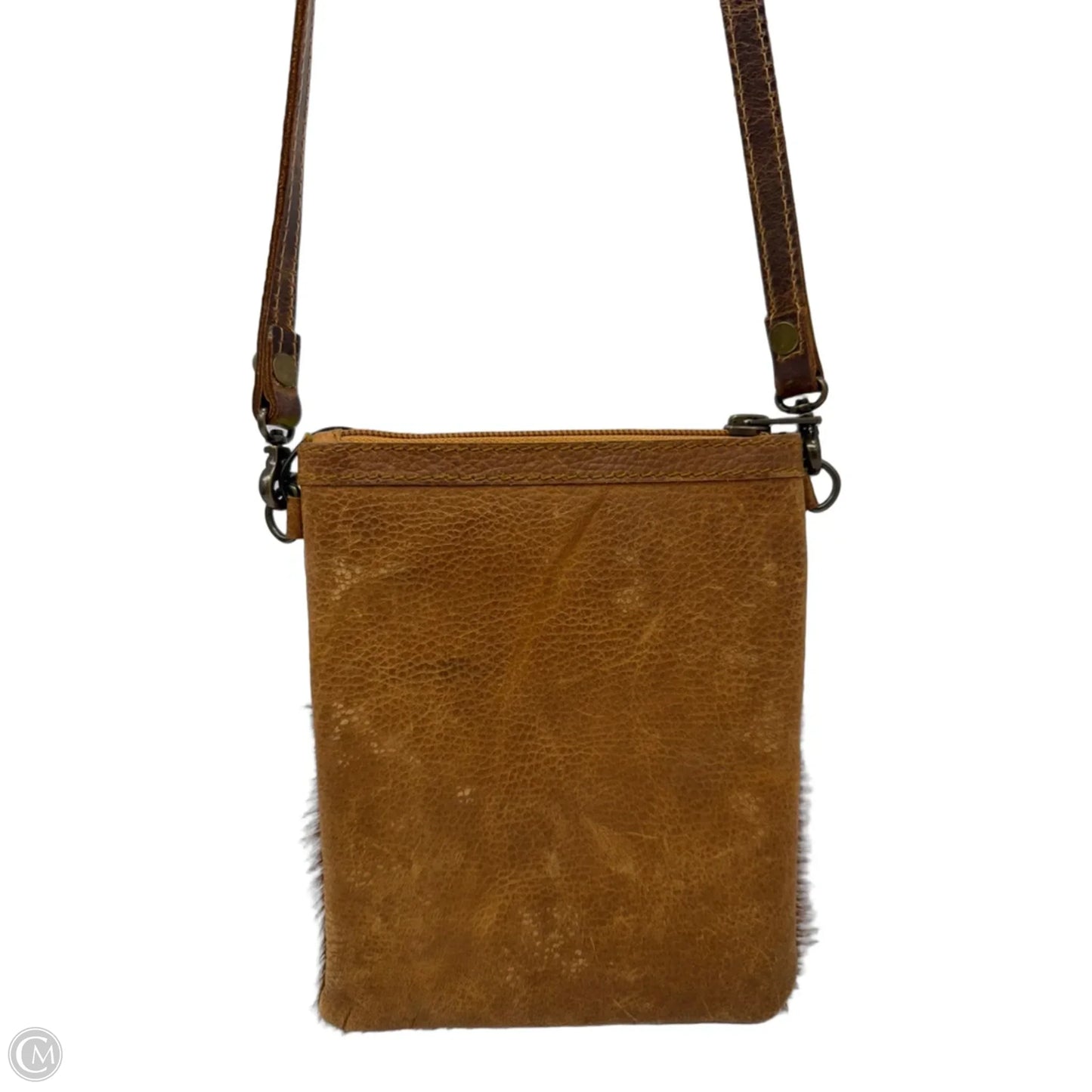 Crossbody Leather By Clothes Mentor, Size: Small