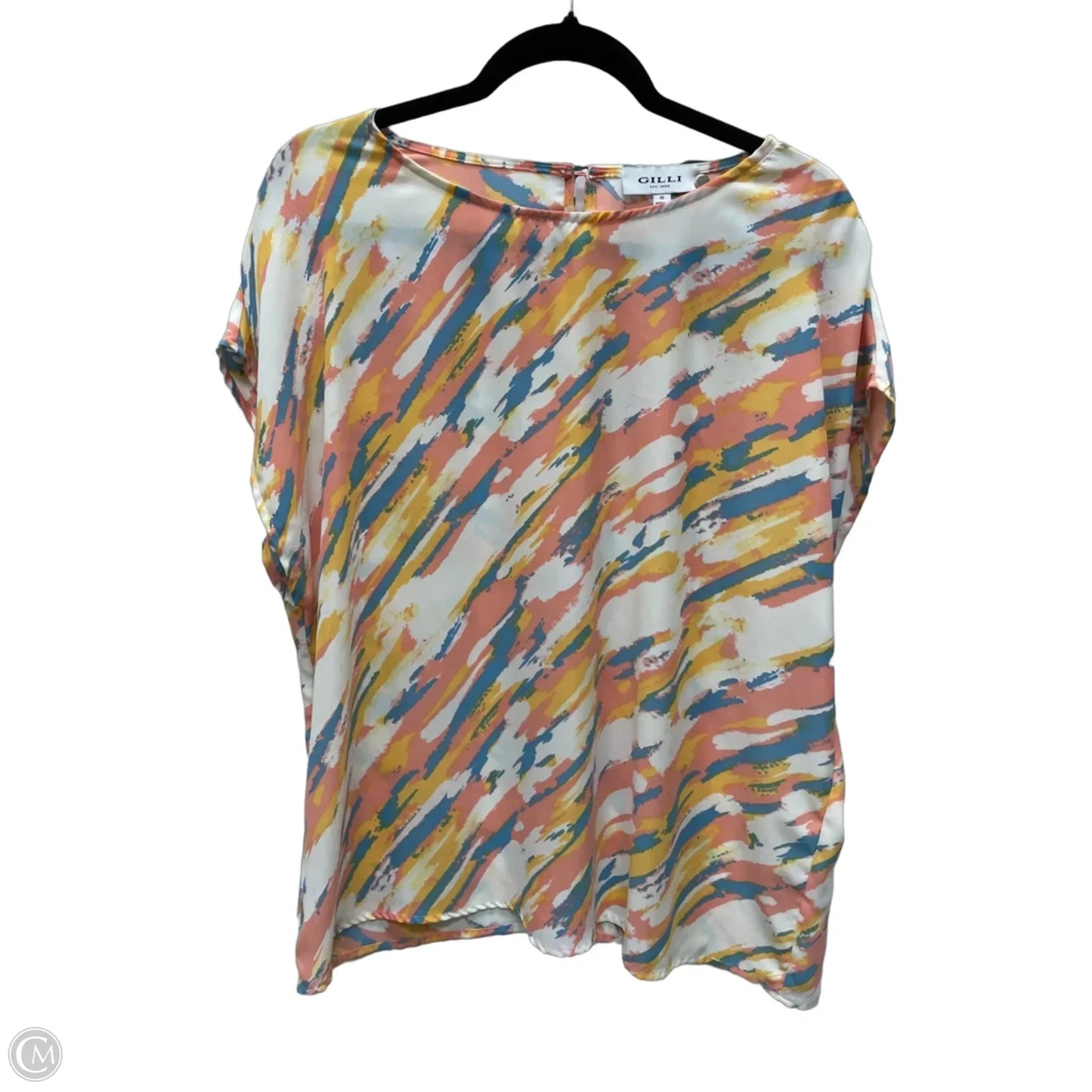 Top Sleeveless By Gilli In Peach, Size: 1x