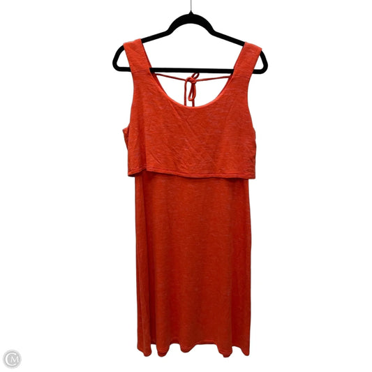 Dress Casual Short By Cabi In Orange, Size: M