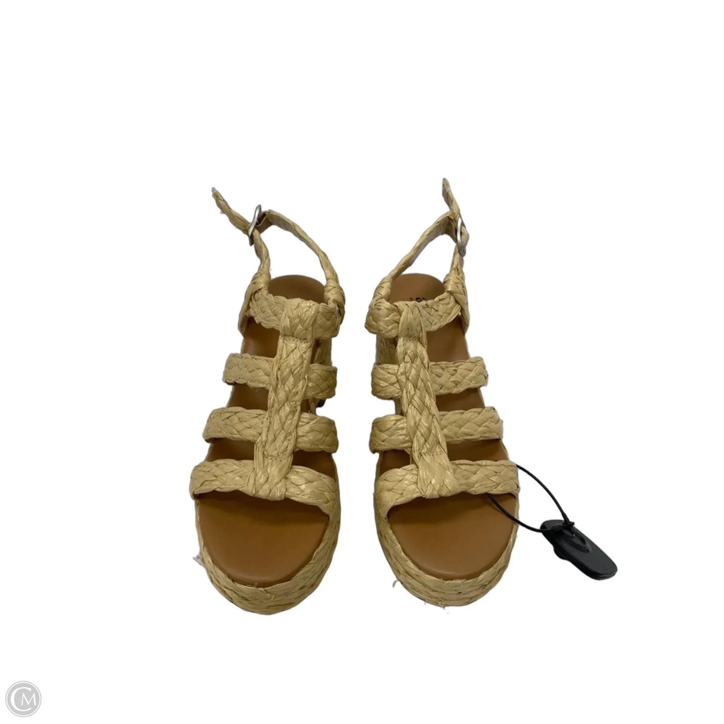 Sandals Heels Platform By Ana In Tan, Size: 9.5