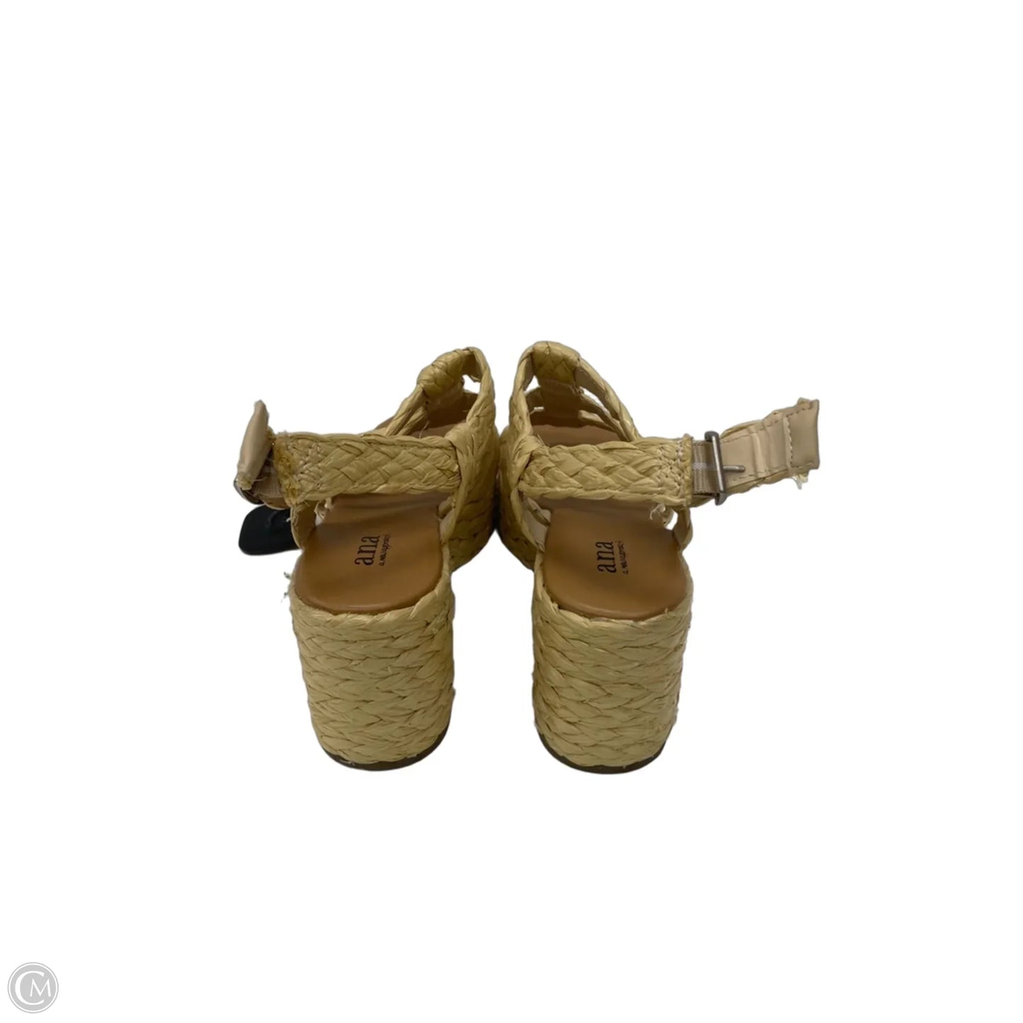 Sandals Heels Platform By Ana In Tan, Size: 9.5