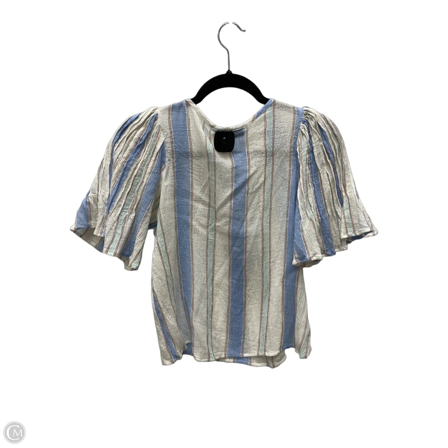 Top Short Sleeve By Loft In Striped Pattern, Size: Xs