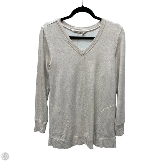 Top Long Sleeve By Soft Surroundings In Tan, Size: Xs