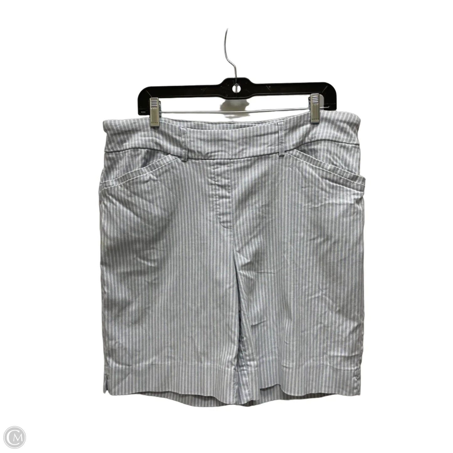 Shorts By Hilary Radley In Striped Pattern, Size: 16