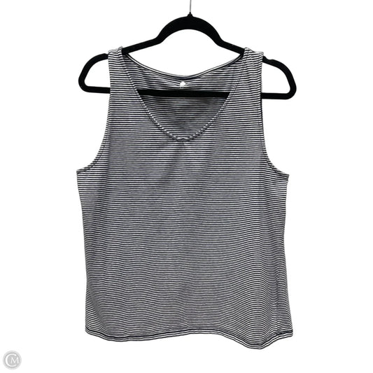 Top Sleeveless Basic By J. Jill In Striped Pattern, Size: Xl