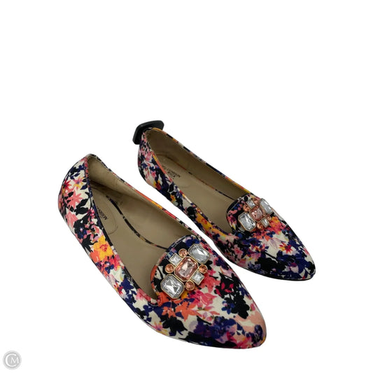 Shoes Flats By Avon In Floral Print, Size: 9