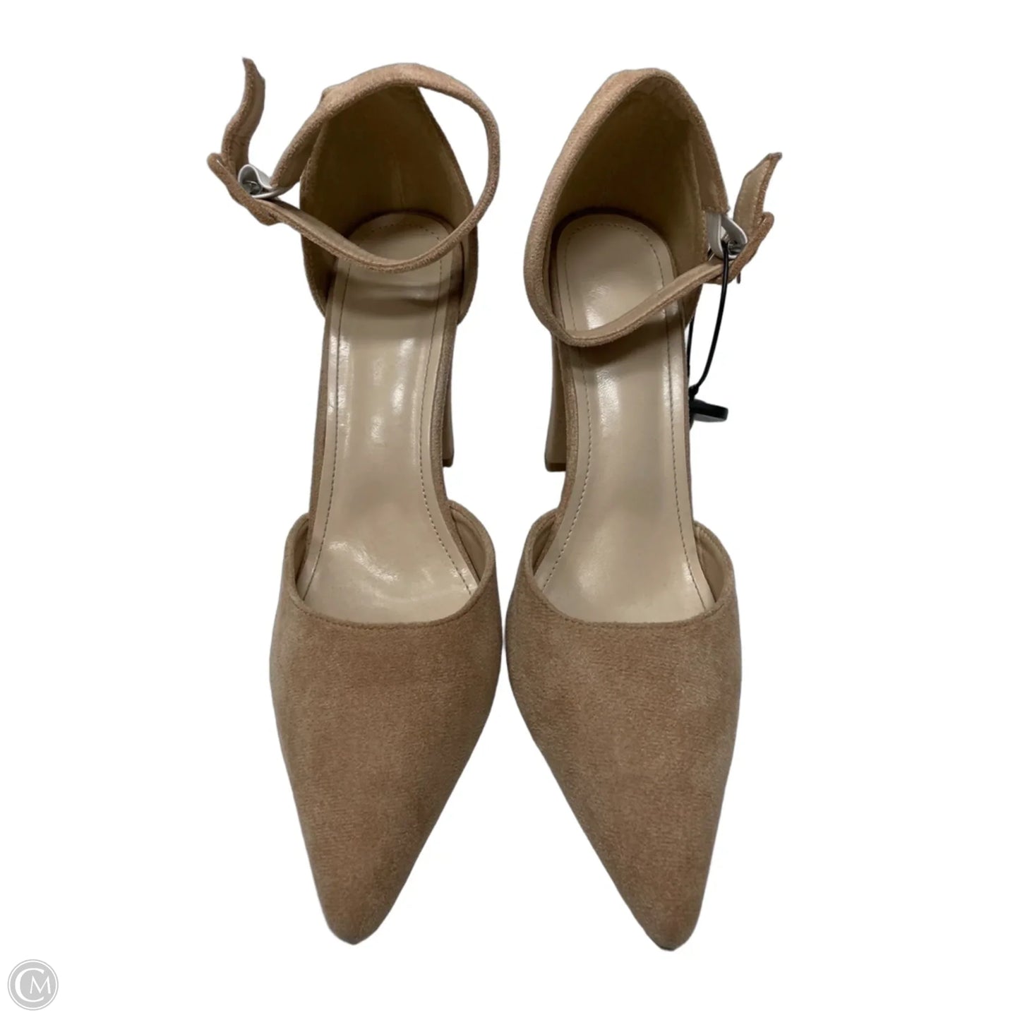 Shoes Heels Block By Clothes Mentor In Tan, Size: 10.5