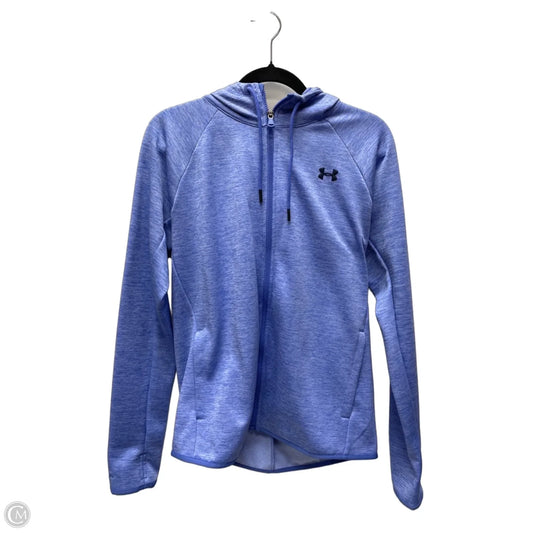 Athletic Jacket By Under Armour In Blue, Size: M