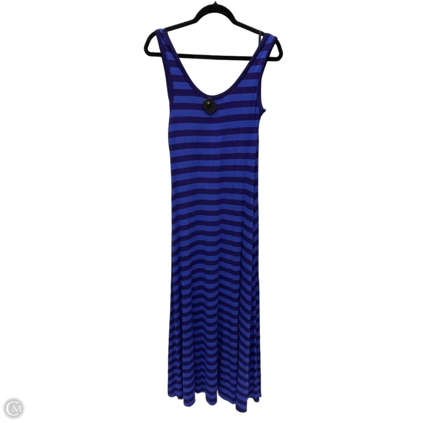 Dress Casual Maxi By Calvin Klein In Striped Pattern, Size: S