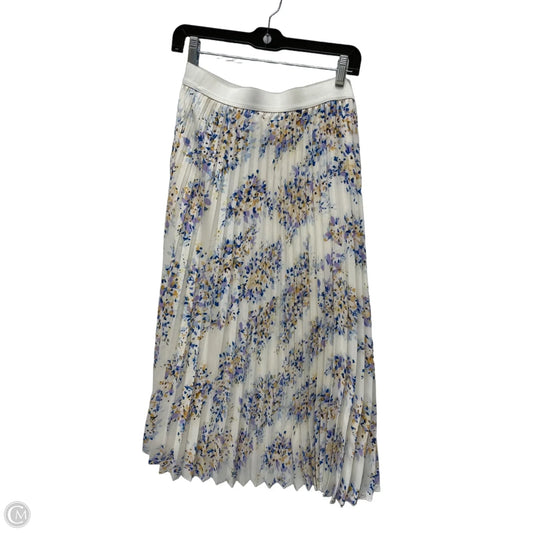 Skirt Midi By Vince Camuto In Floral Print, Size: 12