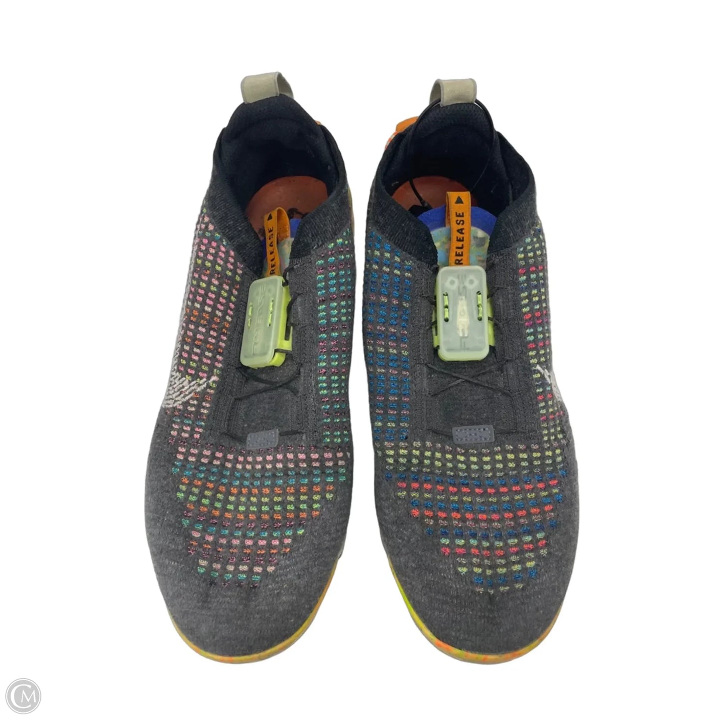 Shoes Athletic By Nike In Grey & Orange, Size: 11