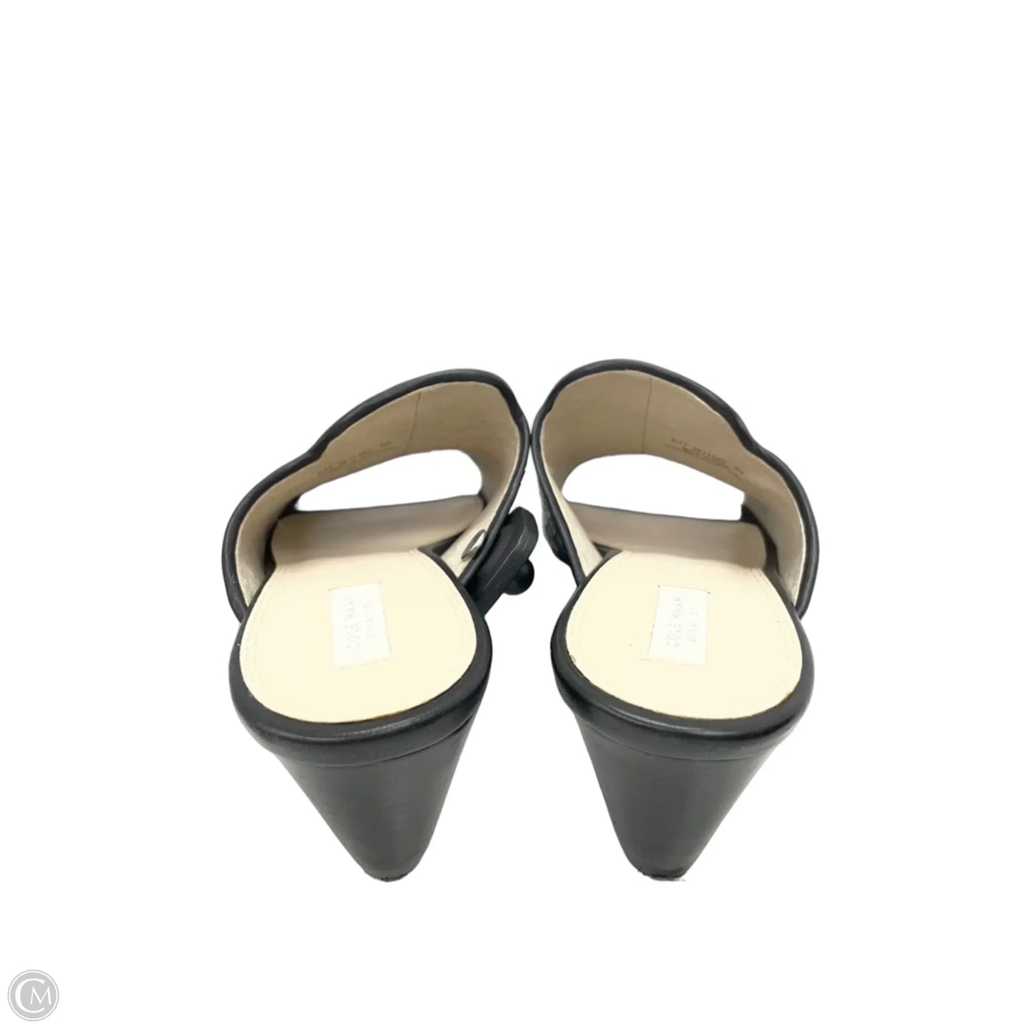 Sandals Heels Wedge By Cole-haan In Black, Size: 8