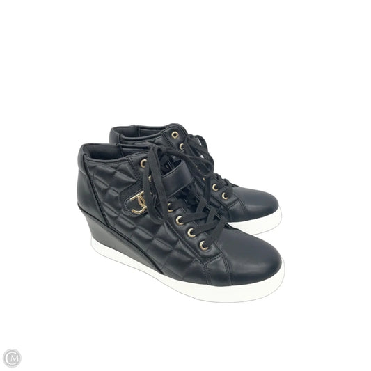 Shoes Heels Wedge By Juicy Couture In Black, Size: 9.5