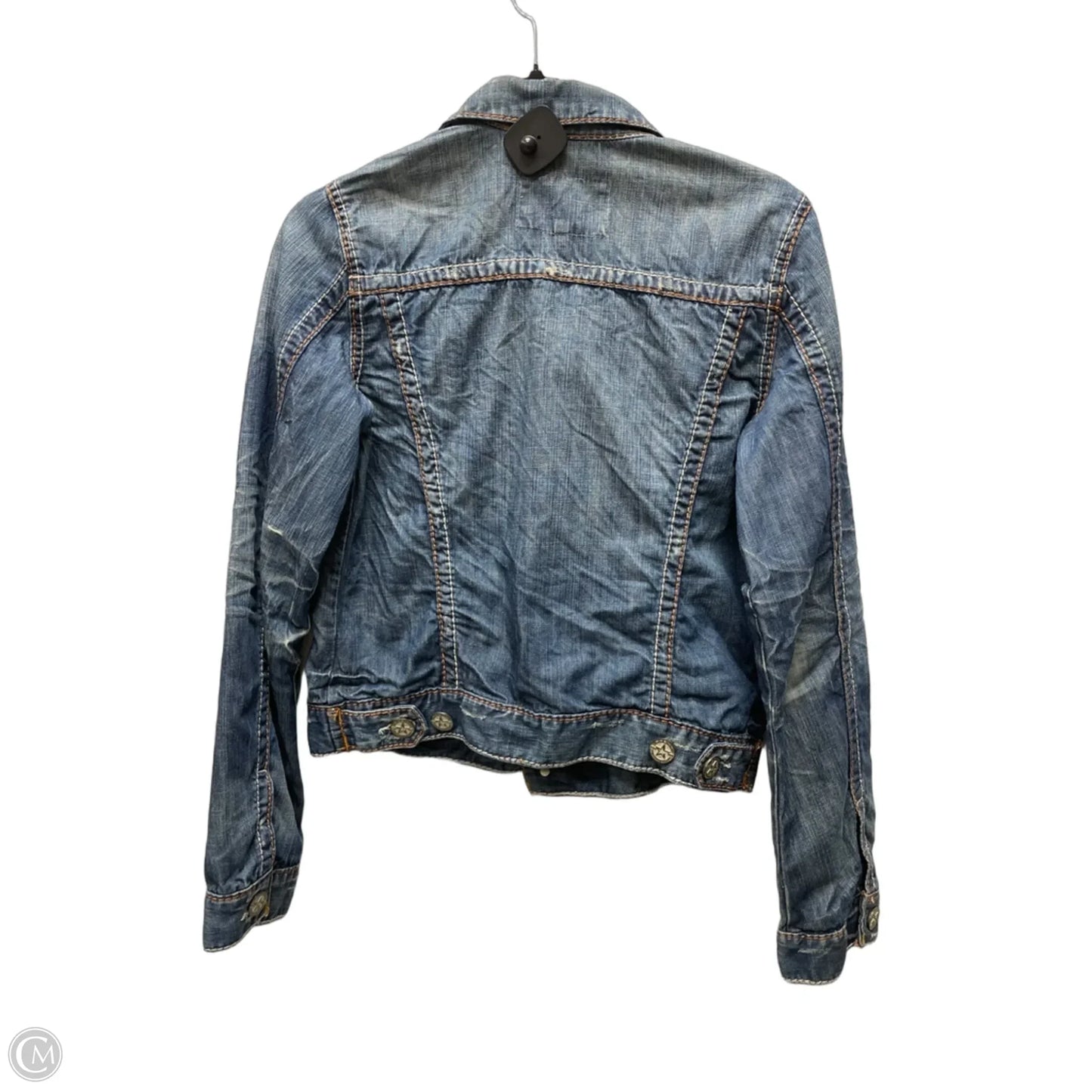 Jacket Denim By Big Star In Blue Denim, Size: M