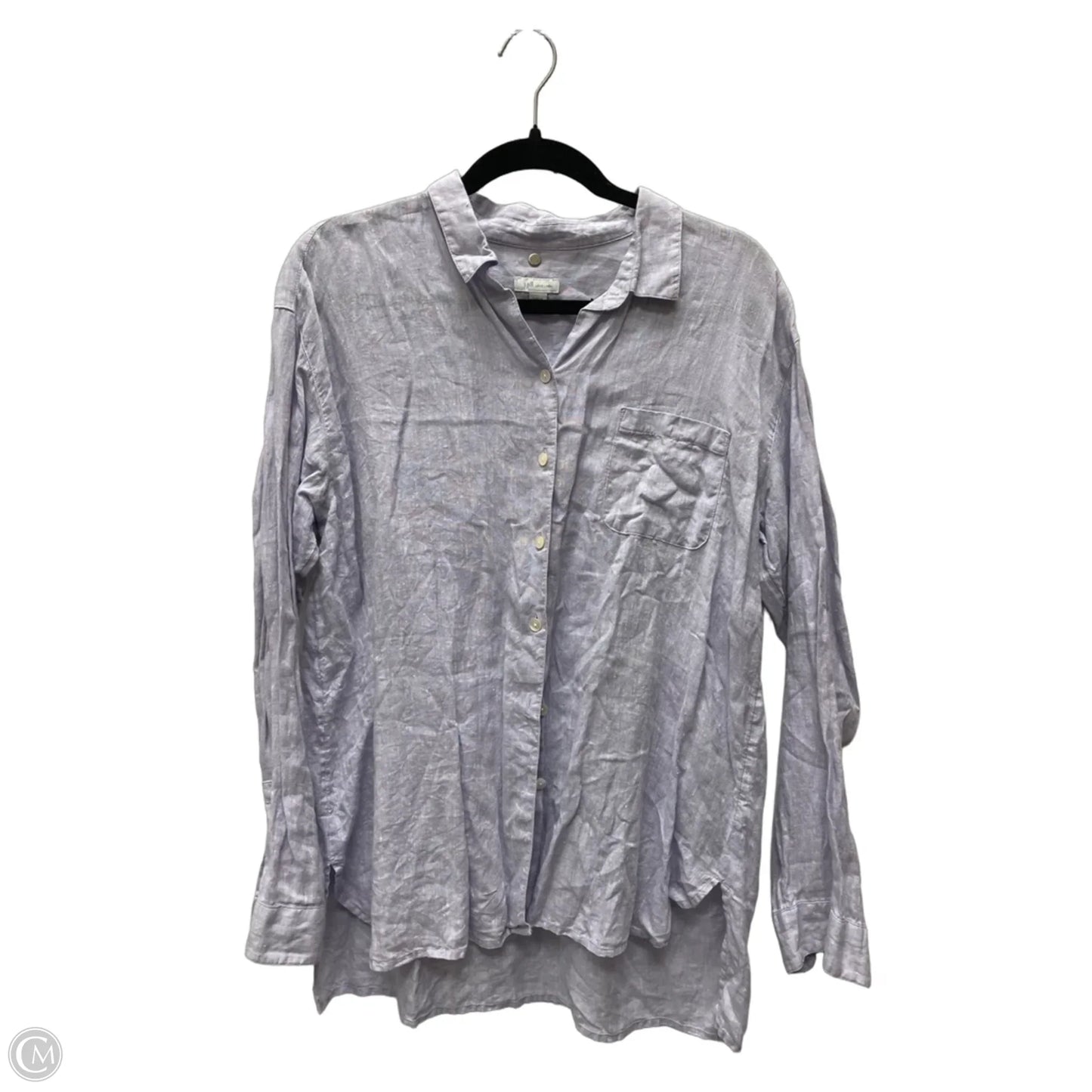 Top Long Sleeve By J. Jill In Blue, Size: M