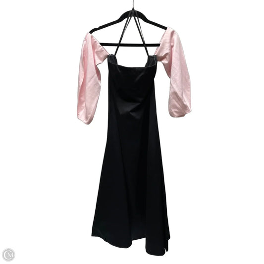 Dress Party Midi By Gianni Bini In Black & Pink, Size: S