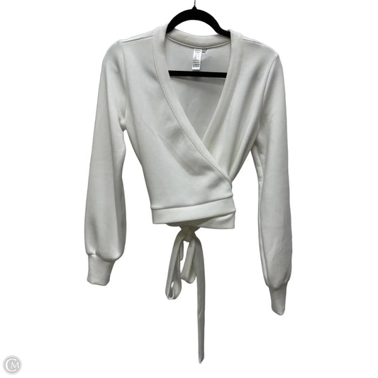 Top Long Sleeve By Spanx In Cream, Size: Xs