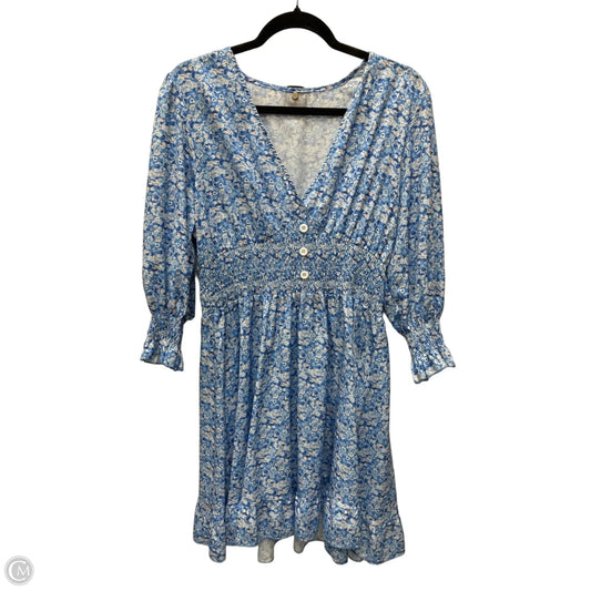 Dress Casual Short By Clothes Mentor In Floral Print, Size: Xl