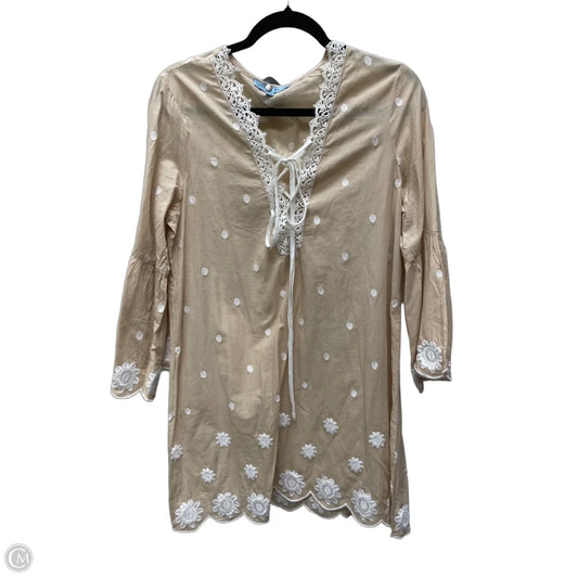 Tunic 3/4 Sleeve By Antonio Melani In Polkadot Pattern, Size: L