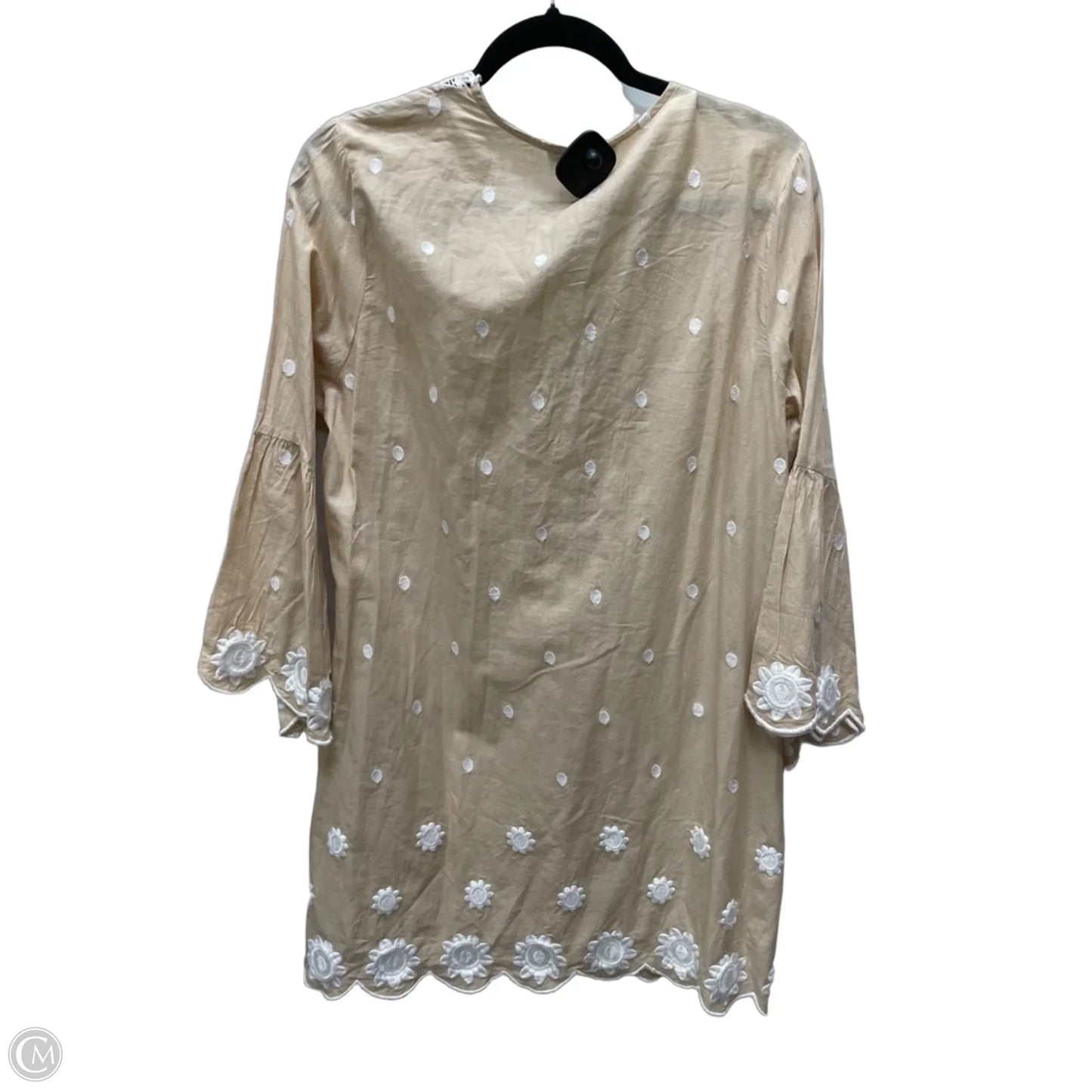 Tunic 3/4 Sleeve By Antonio Melani In Polkadot Pattern, Size: L