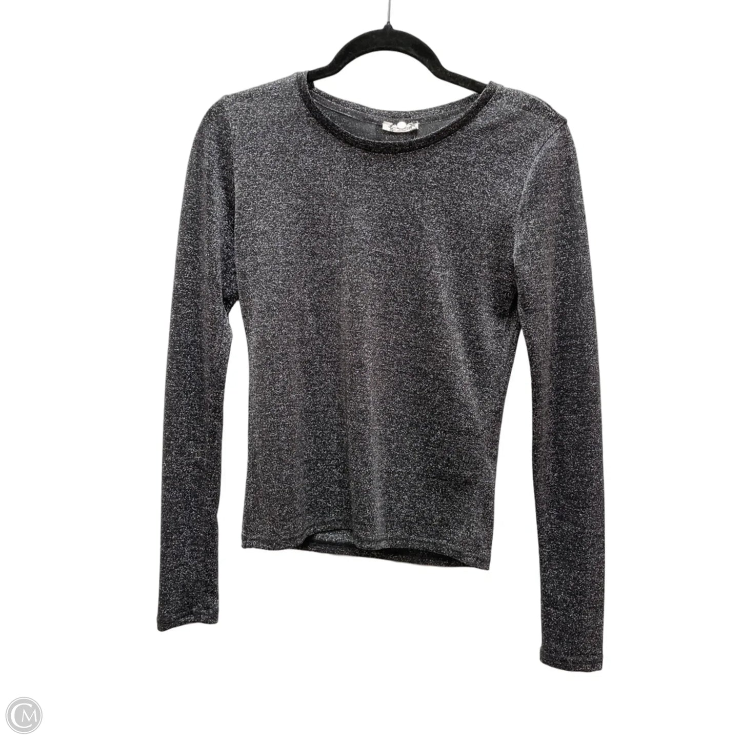 Top Long Sleeve By Free People In Silver, Size: S