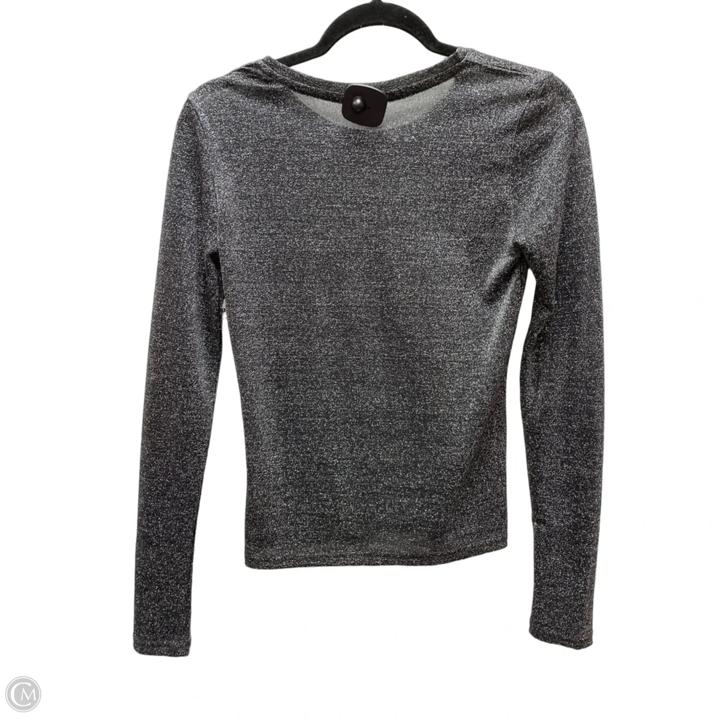 Top Long Sleeve By Free People In Silver, Size: S