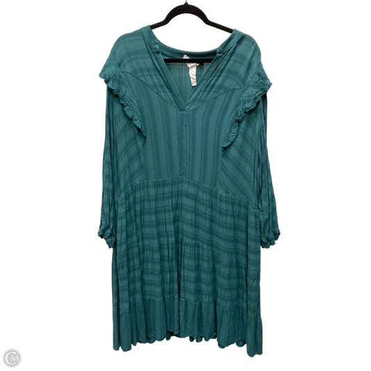 Dress Casual Short By Amadi In Green, Size: 2x