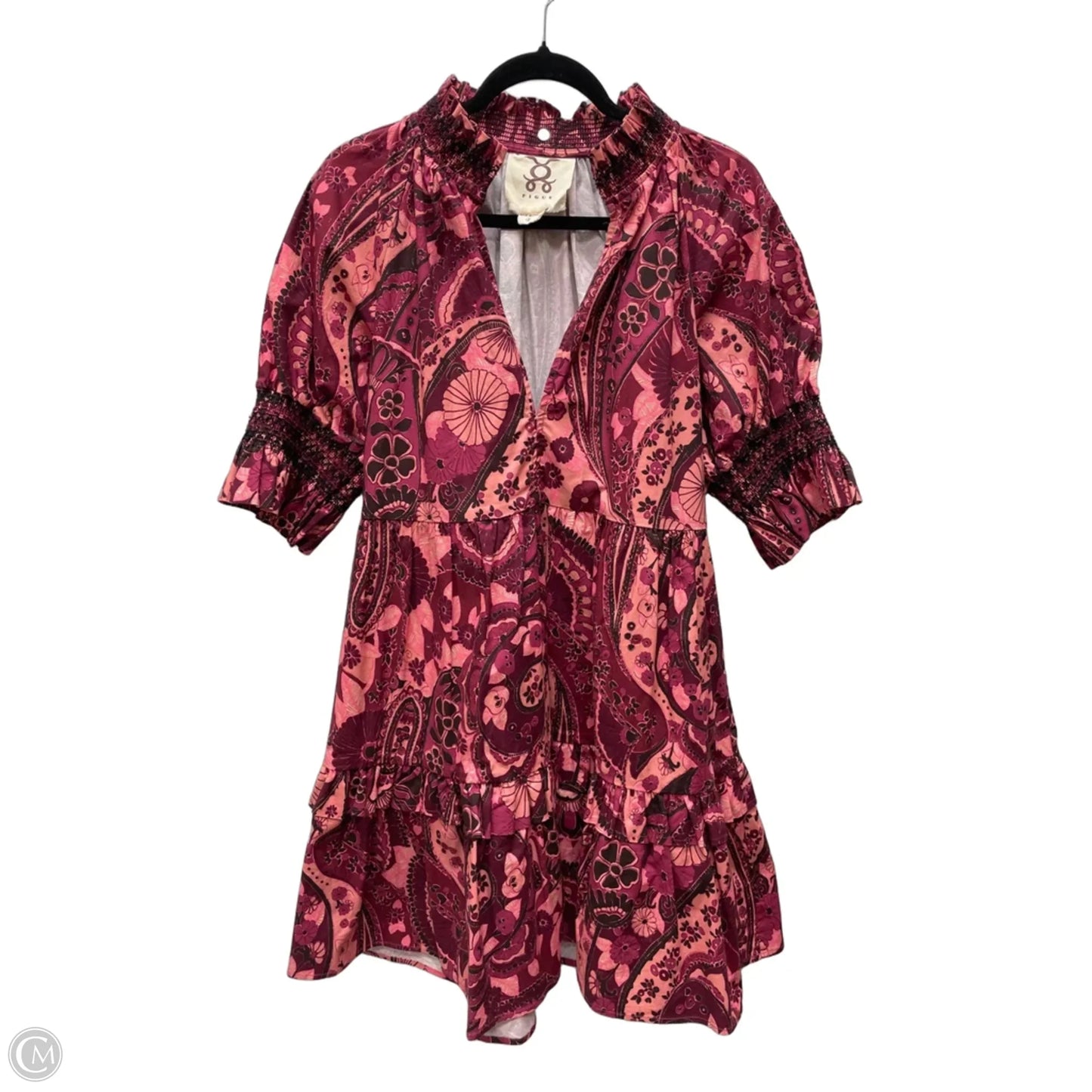 Dress Casual Short By Figue In Paisley Print, Size: M