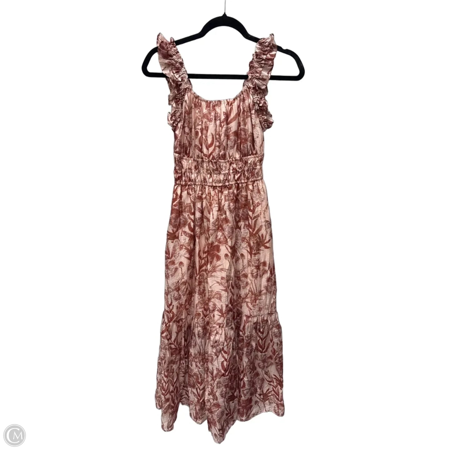 Dress Casual Midi By Melloday In Floral Print, Size: Xs