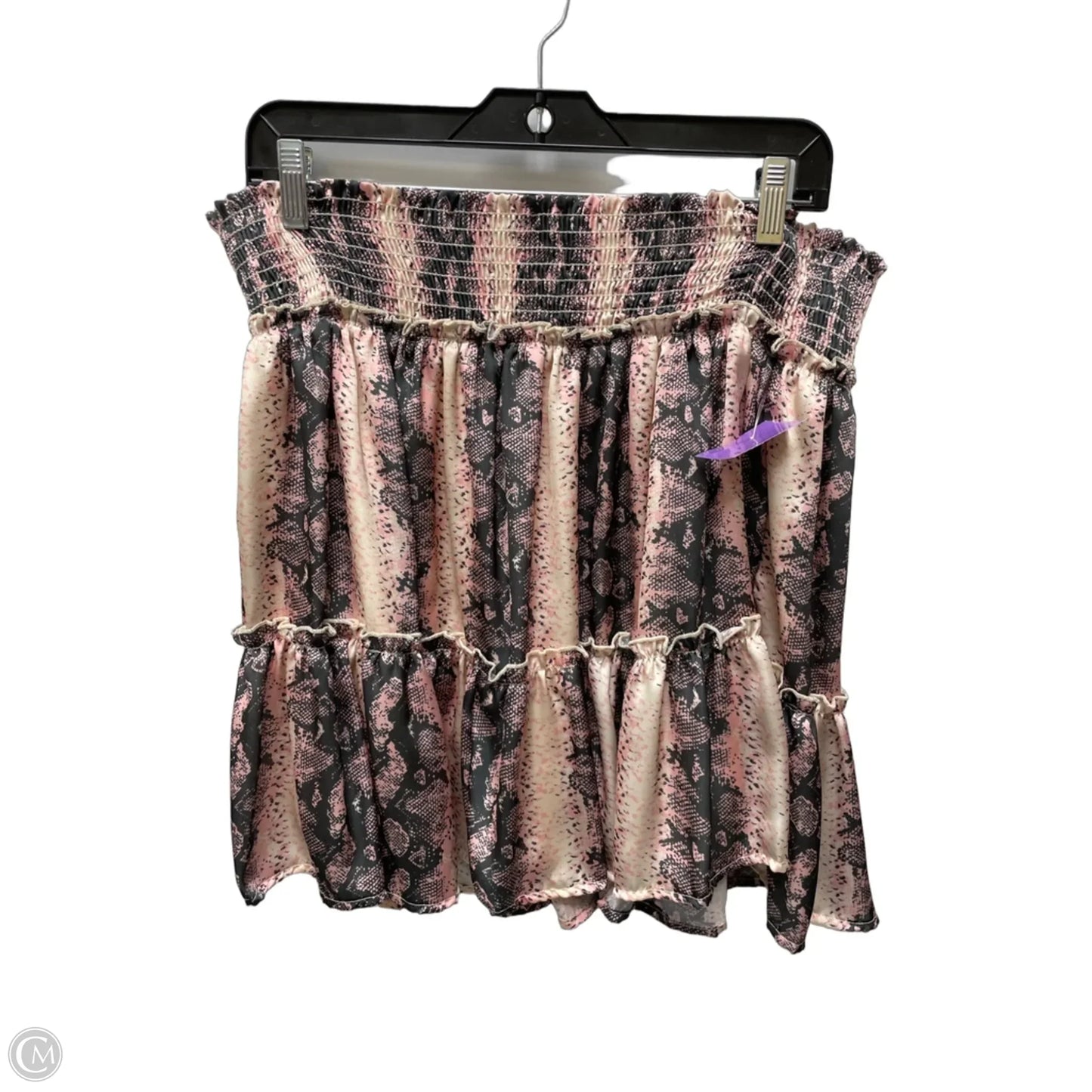 Skirt Mini & Short By A Beautiful Soul In Snakeskin Print, Size: 12