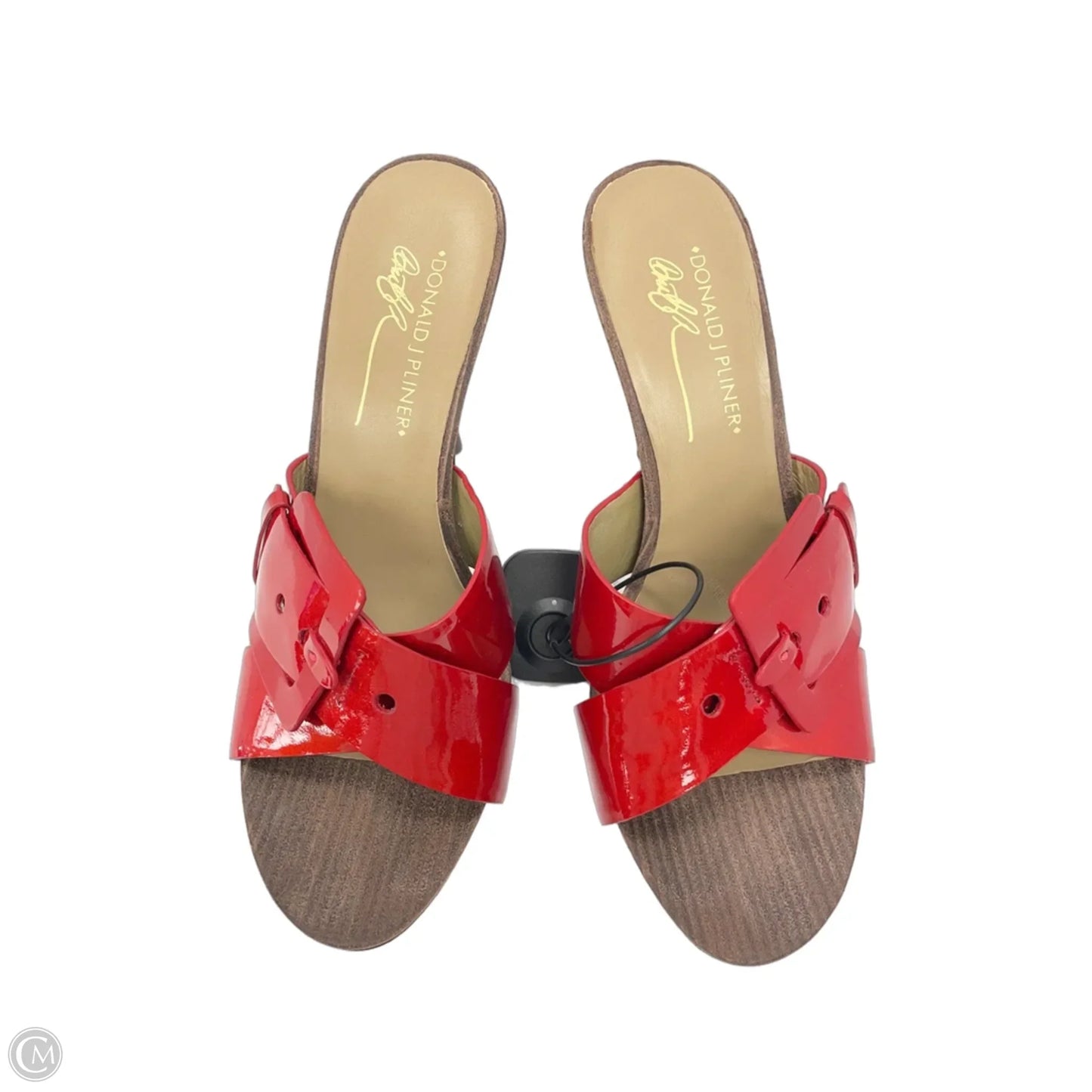 Sandals Heels Stiletto By Donald Pliner In Red, Size: 9