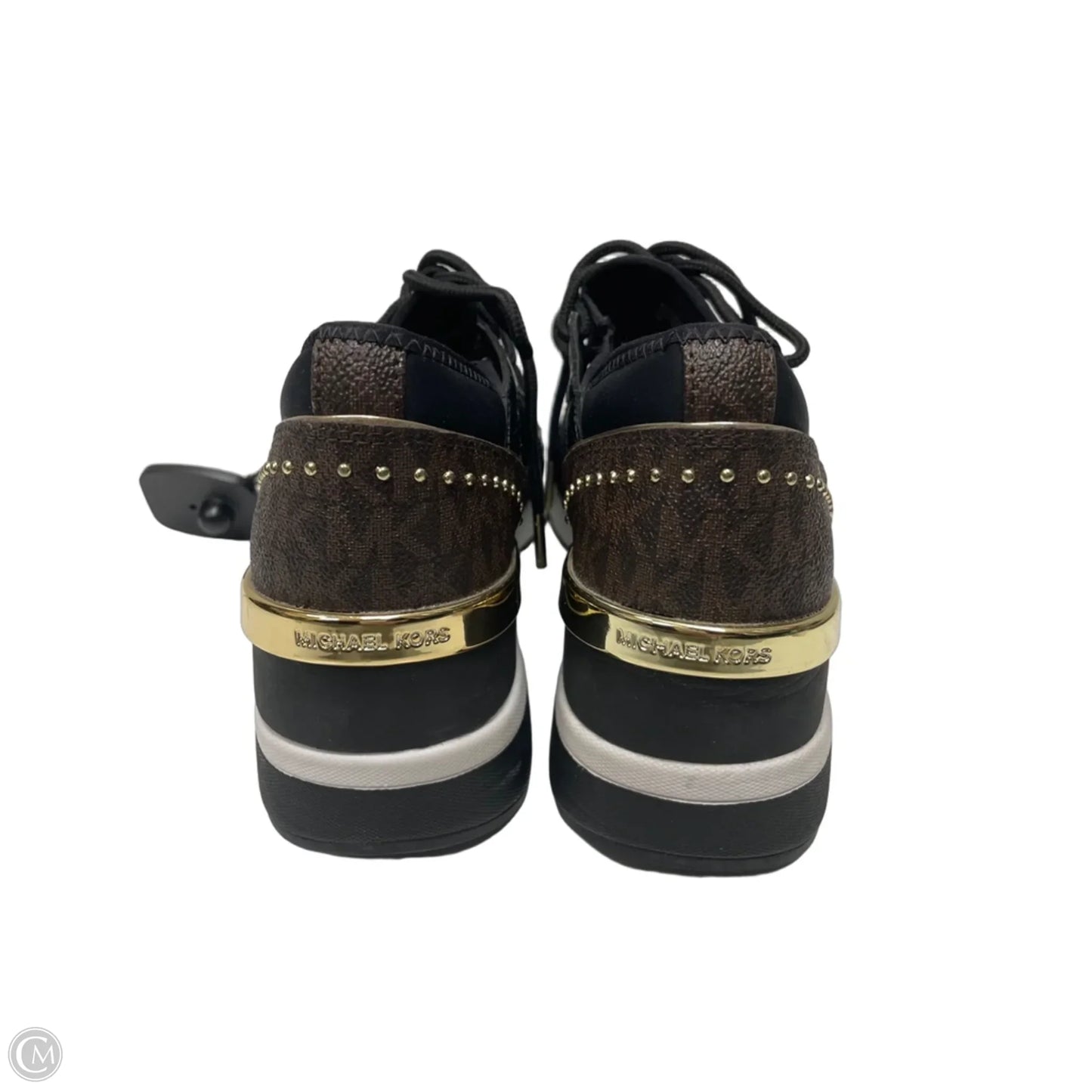 Shoes Designer By Michael Kors In Black & Brown, Size: 9