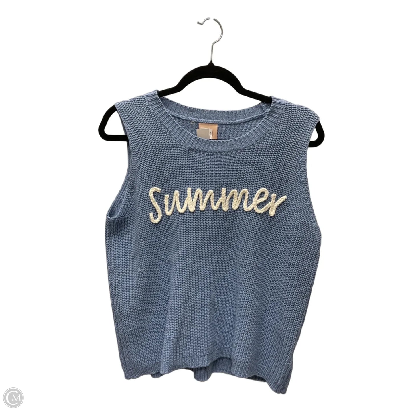 Sweater Short Sleeve By Clothes Mentor In Blue, Size: S