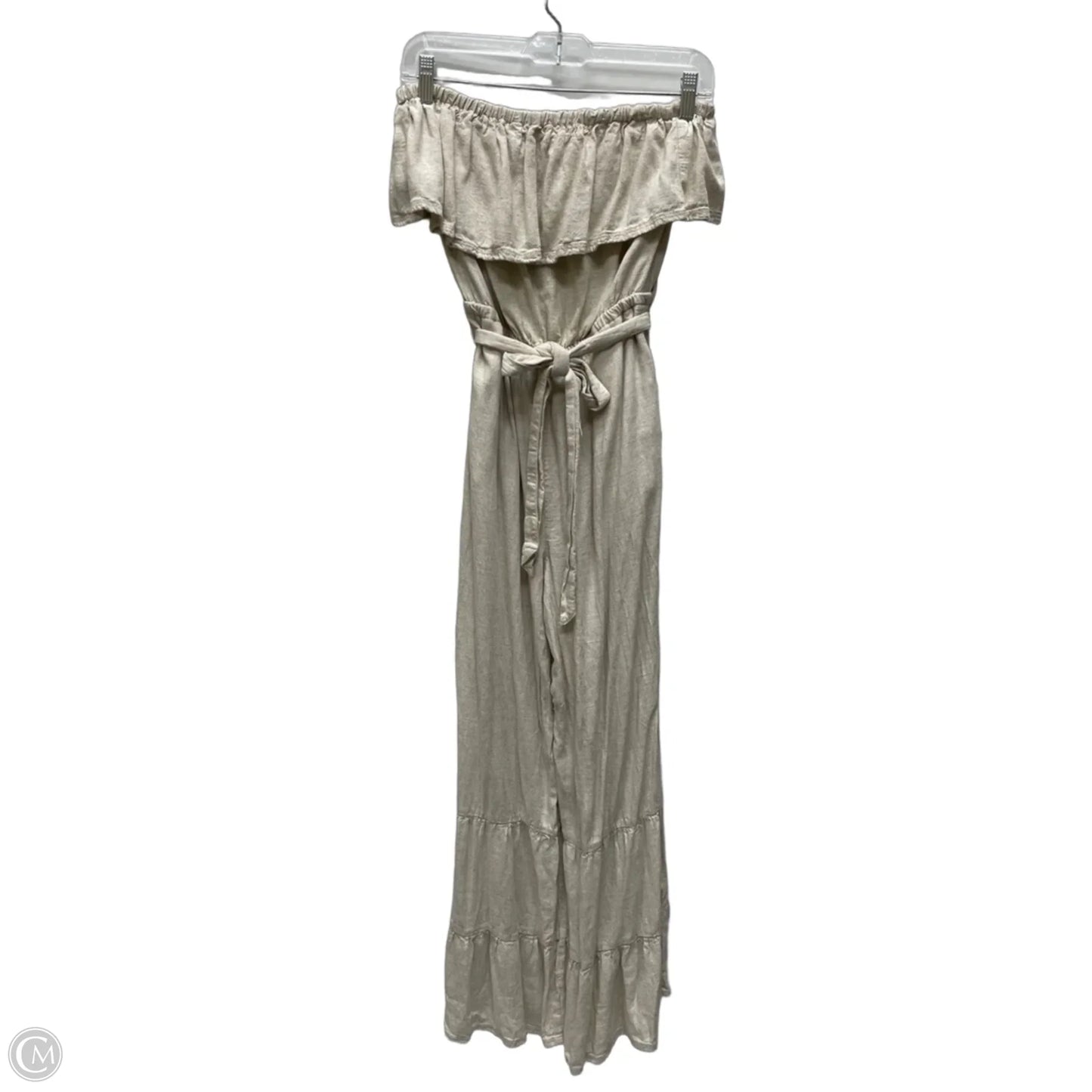 Jumpsuit By Cato In Tan, Size: S