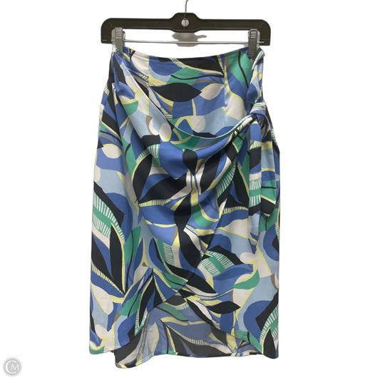 Skirt Mini & Short By Loft In Blue & Green, Size: 4p