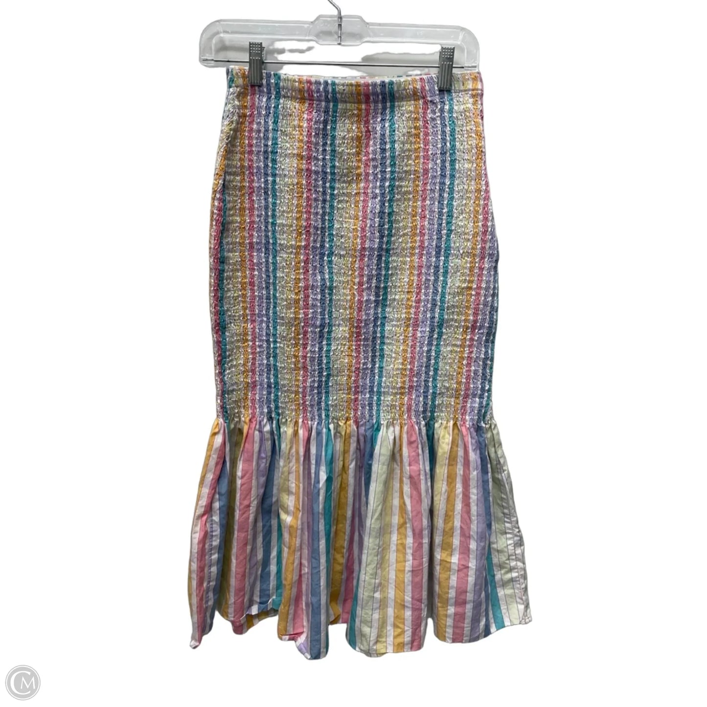 Skirt Midi By J. Crew In Striped Pattern, Size: 4