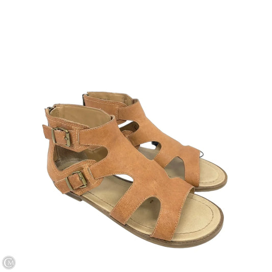 Sandals Flats By Kenneth Cole Reaction In Tan, Size: 7.5