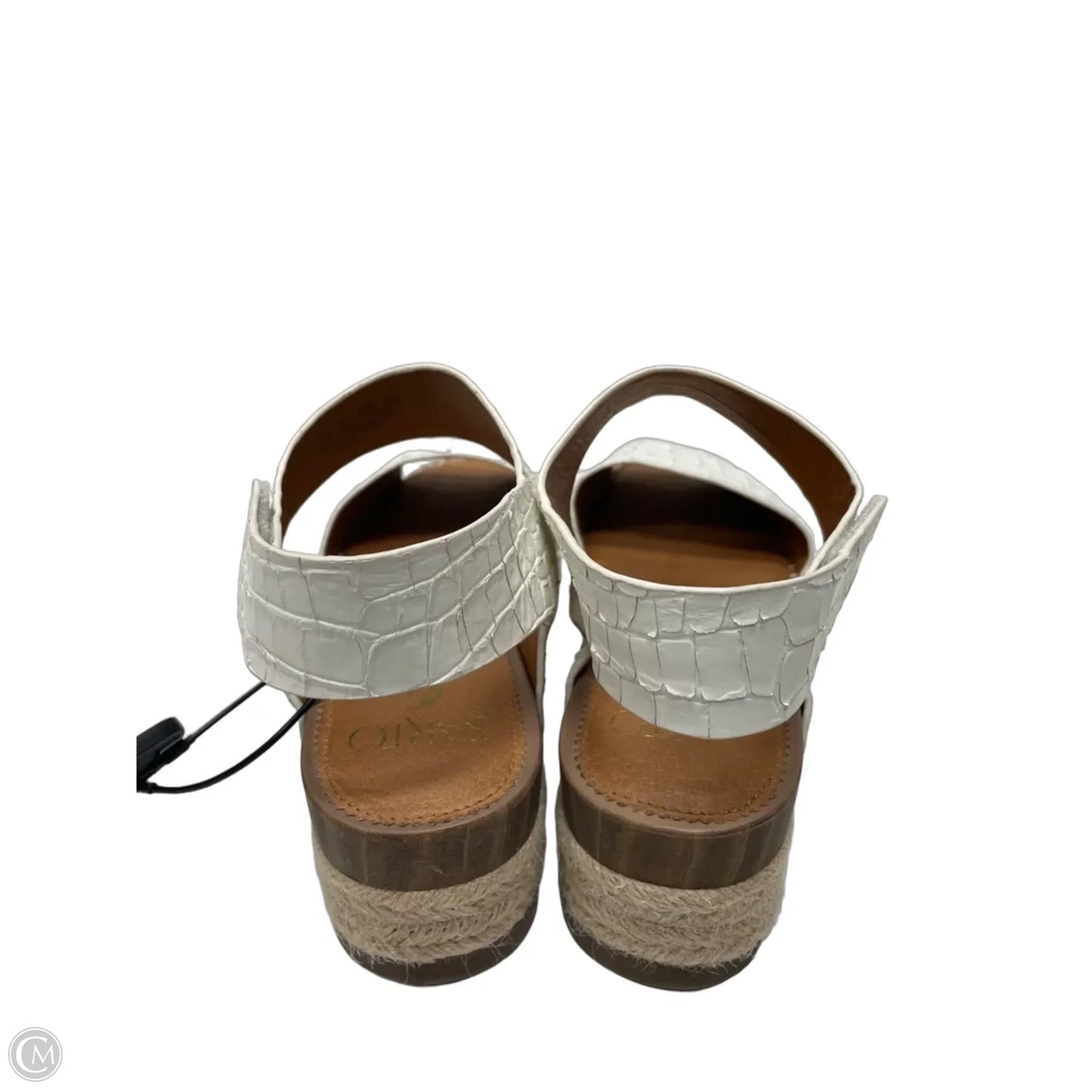 Sandals Heels Platform By Franco Sarto In White, Size: 8.5