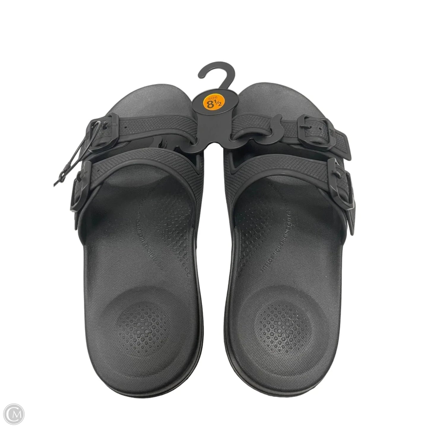 Sandals Flats By Fitflop In Black, Size: 8.5