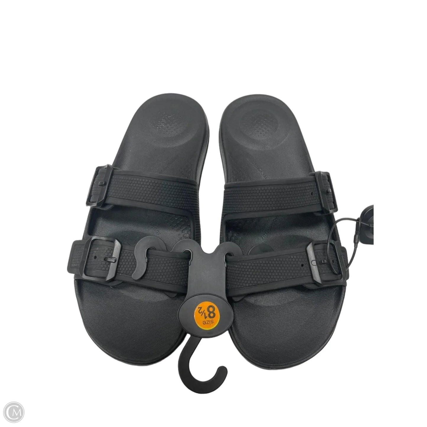 Sandals Flats By Fitflop In Black, Size: 8.5