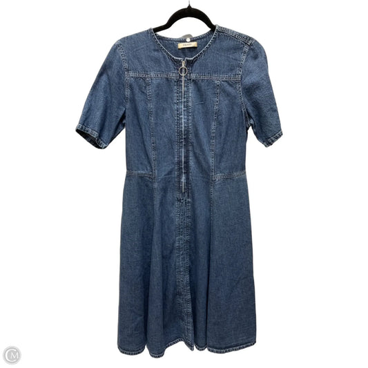 Dress Casual Short By Clothes Mentor In Blue Denim, Size: L