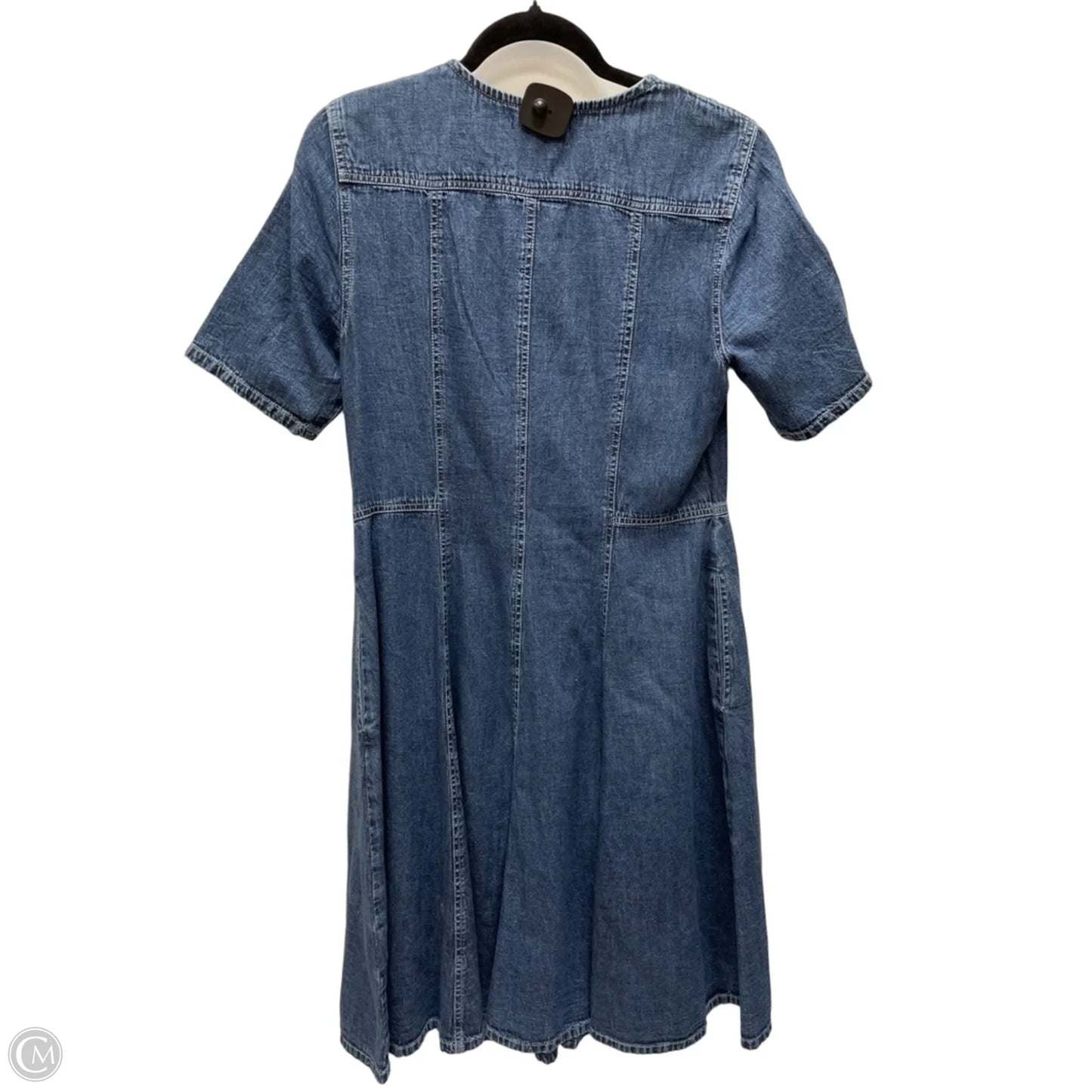 Dress Casual Short By Clothes Mentor In Blue Denim, Size: L