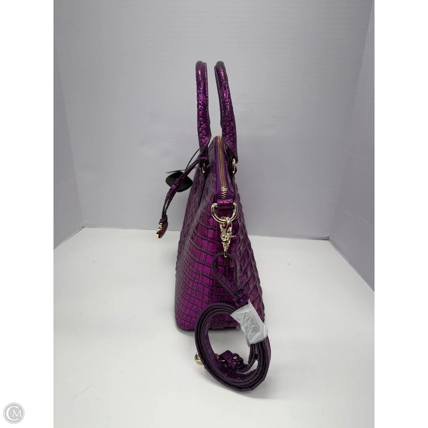 Handbag Designer By Brahmin, Size: Large