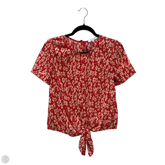 Top Short Sleeve By Madewell In Floral Print, Size: Xs