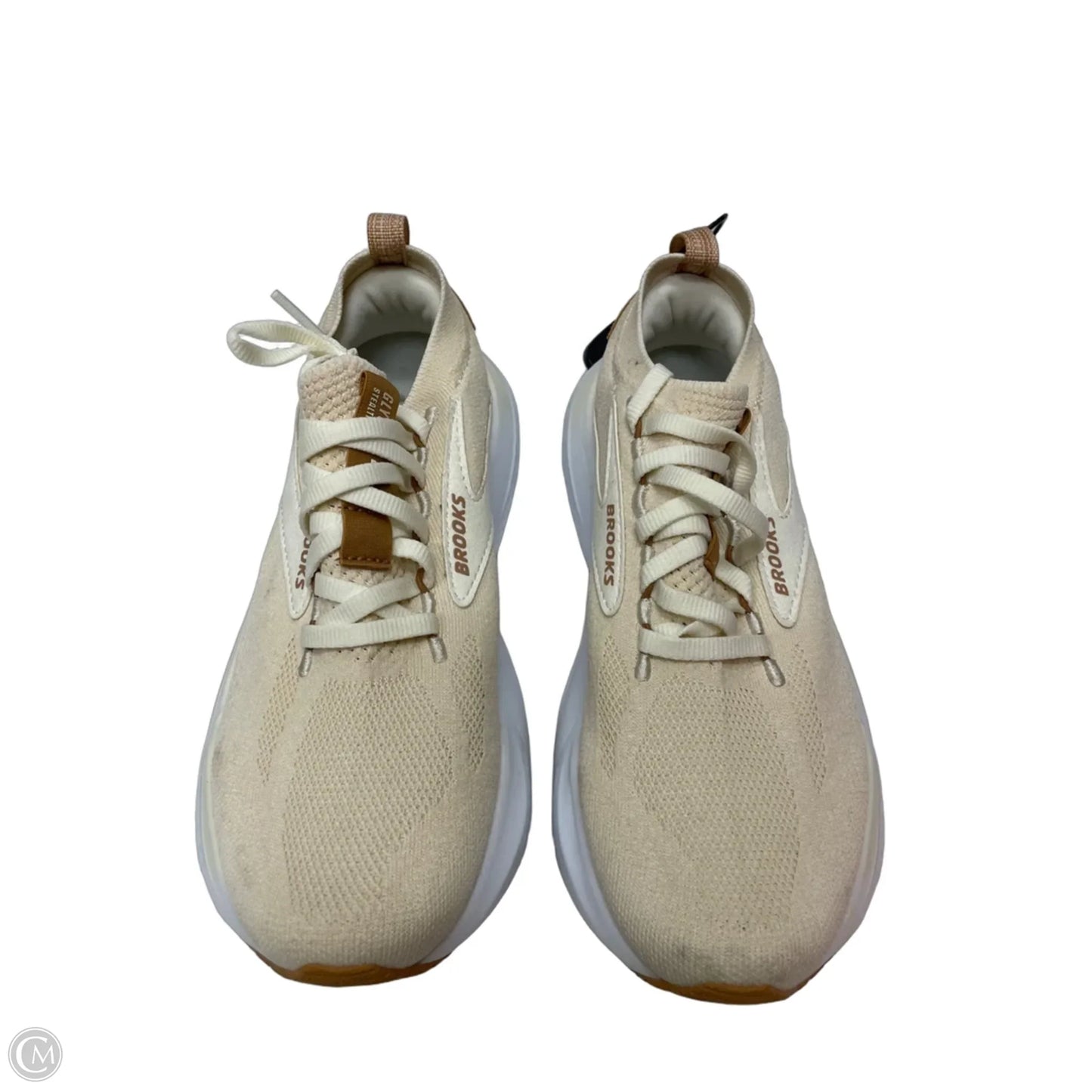 Shoes Athletic By Brooks In Cream, Size: 6
